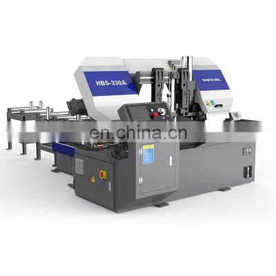 Efficiency safe Band Saw Machine HBS-330A  For Iron Pipe Beam Steel Metal with competitive price