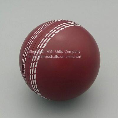 Pu foam Cricket Anti Stress Ball Bouncy Ball for Gifts – Perfect Stress Relief Tool and Fun Way to Improve Hand-Eye Coordination