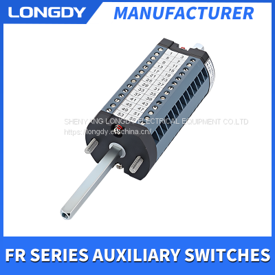 Auxiliary switch circuit breaker rail transportation high voltage switch pure silver contact PA66 shell