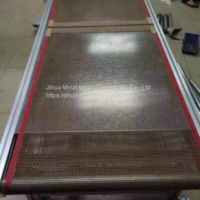 Customize PTFE mesh belt Teflon Mesh Conveyor Belt  for UV dryer machine