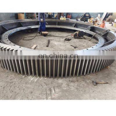 Spur gear ball mill casting large gear high speed transmission large gear parts