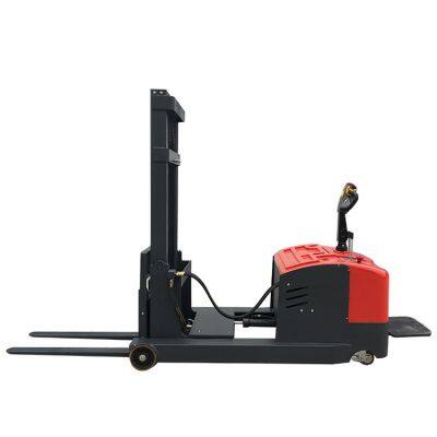 CE APPROVED 1-2 TON FULL ELECTRIC REACH PALLET STACKER photo-2