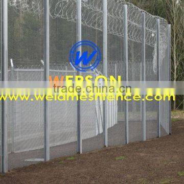 werson military security weld mesh fence ,airport fence