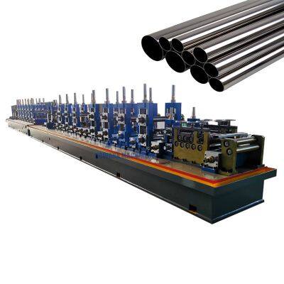High Frequency ERW Welded Tube Mill Stainless Steel Carbon Steel Pipe Making Machine with PLC Motor Pump Engine Core Components