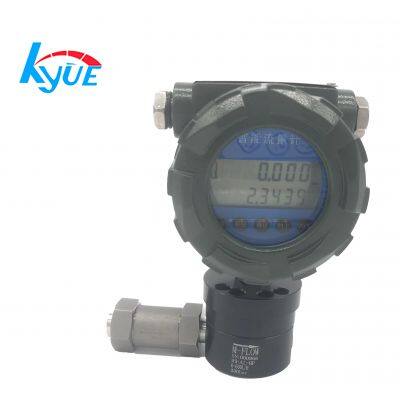 KVF Micro Flow Meter for Water Oil Digital Oval Gear Flowmeter Positive Displacement Flowmeter Industrial Automation