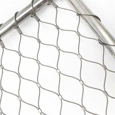 7x7 Edelstahlgeflochtenes Drahtseilnetz für den Schutz von Vogelnästen