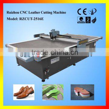 CE Certificated Ruizhou CNC Leather Cutting Machine RZCUT-2516