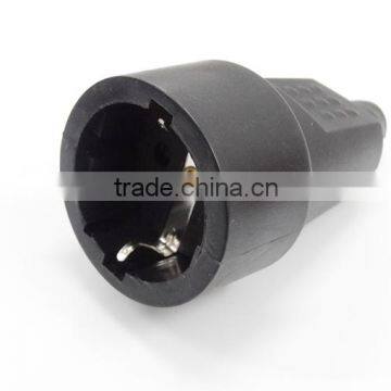 World-class making schuko waterproof rubber socket/Germany rubber socket/rubber power socket