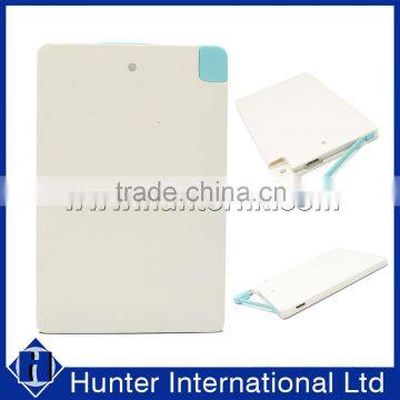 Customized 2500mah Ultra Slim Mobile Power Bank