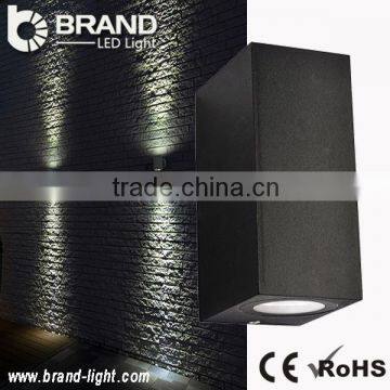 Square led Wall Light outdoor black shell CE/ROHS IP65 outdoor wall mounted led light                        
                                                                                Supplier's Choice