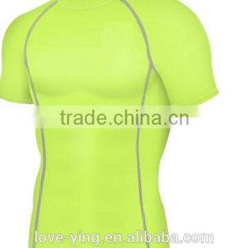 2016 new arrivel hotsale factory price sportswear lycra spandex gym wear for men