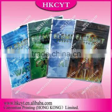 High quality PE packing bags / cheap custom printing herbal incense bag / spice smoke bag