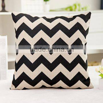 Home Decorative Cotton Linen Blended Cushion Cover Crown Throw Pillow Case photo-3