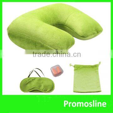 Hot Selling Inflatable travel inflatable pillow with pouch