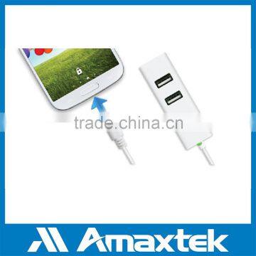 Portable Micro USB OTG Card Reader USB & 3 Port USB Hub photo-4