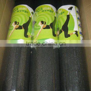 6mm pvc yoga mat Black