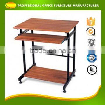 Customize Cheap Flat Pack Laptop Stand Lap Computer Table Design Wooden Standing Desk