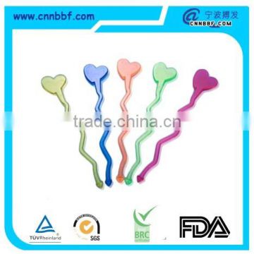 Custom disposable heart shape drink stirrer                        
                                                Quality Choice