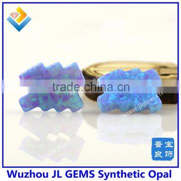 Hot Sales Aquarius Fire White/Blue Opal 78 Colors Optional Gemstone With 12 Horoscope Synthetic Opal photo-3