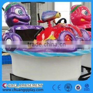 C&Q hot sale amusement rides fiberglass bumper boat,motor boat for kids