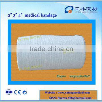 Medical pharmacy cotton gauze bandage for thumb