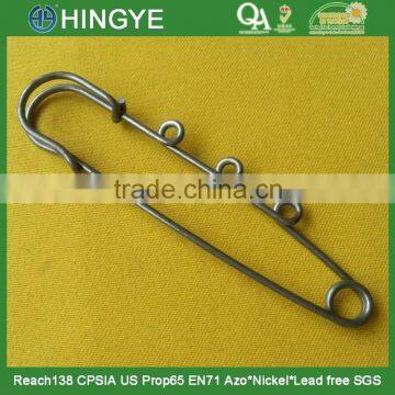 fashion decorative nickle free safety pins with hooks 15533