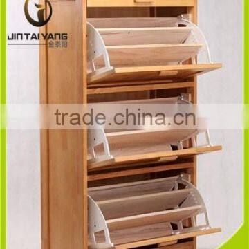 king capacity plus fashionable wooden shoe cabinet with 3 drawers