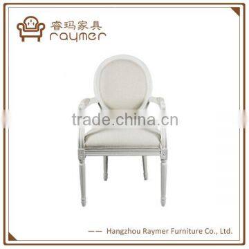 French Wholesale Louis Wooden Dining Chair White Wedding Chairs                        
                                                Quality Choice