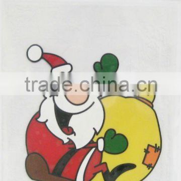 PVC Sticker for Christmas, size 15*25*0.2cm, conform to EN71