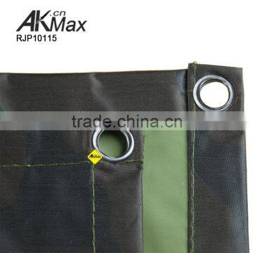 Breathable Nylon Woodland Camouflage Police Rain Poncho photo-5