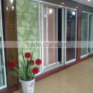 2-19mm best price for high quality home titanium decorative sliding door glass