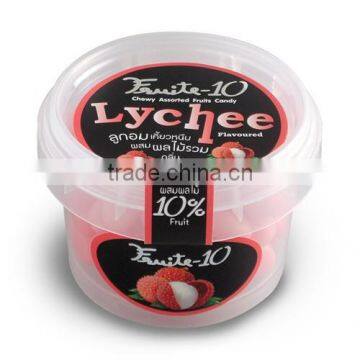 10% Fruit Gummy Soft Candy Fruity Lychee Flavored From Thailand photo-2