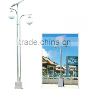 Super brightness stainless steel lamp body led garden light solar panel