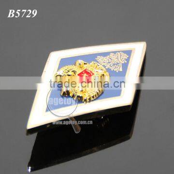 High Quality Russia Moscow University School Uniform Badge Gold Emboss Eagle Souvenir Metal Custom Made Lapel Pin photo-2