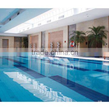 Glazed swimming pool ceramic tile and mosaic