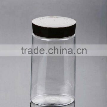 High grade food bottle with plastic screw lid