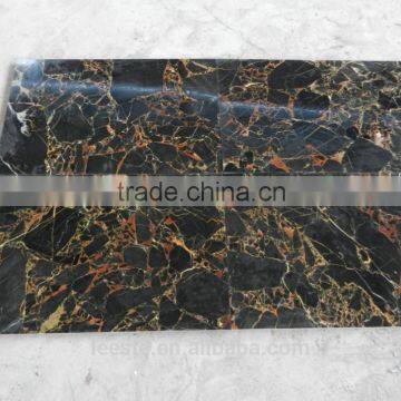 China Luxury Black Golden Marbles Hot Selling photo-3