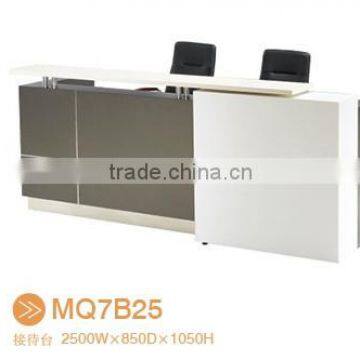 Two steps marble top office reception desk MQ7B25
