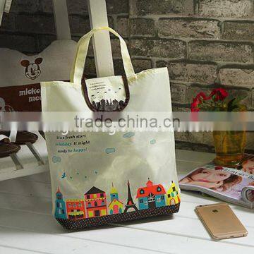 2015 new recycle souvenir nylon tote bag