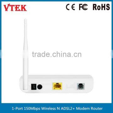 1-Port 150Mbps Wireless N ADSL2/2+ Modem Router With External Antenna photo-2