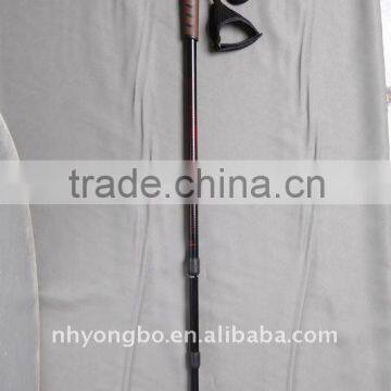 GS approved 7075 alum 3 sections Nordic Walking Stick