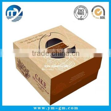 Cheap small paper food cake box packaging