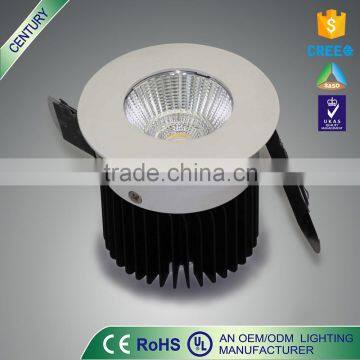 Free sample CE IP20 27W metal round cob bathroom downlight