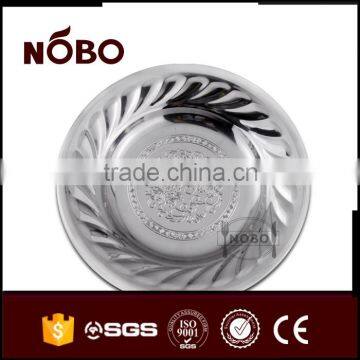 Stainless Steel Round Tray With 0PP Bag photo-4