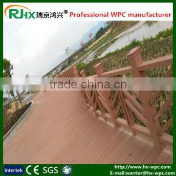 China composite decking/wood plastic composite decks/wpc crack-resistant decking