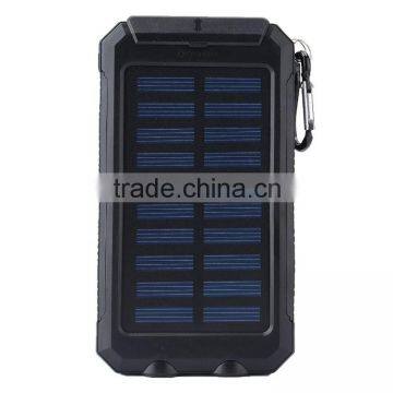 Best Selling Products 8000mah Waterproof Power Bank Portable Cell Phone Solar Charger photo-3