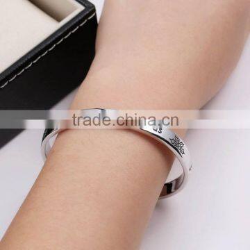 Merry Christmas Engraved Cuff Bracelet photo-2