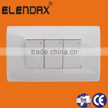 American US Three Gang PC Cooper Wall Switch (A2003)