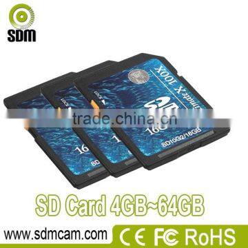 Original Brand SD card TF card for phone, mobile DVR, car blackbox 4GB to 64GB