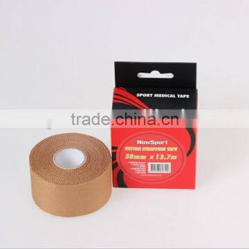 viscose material zinc oxide premium sports medical adhesive tape 38mmx13.7m latex free for sports club ( S )